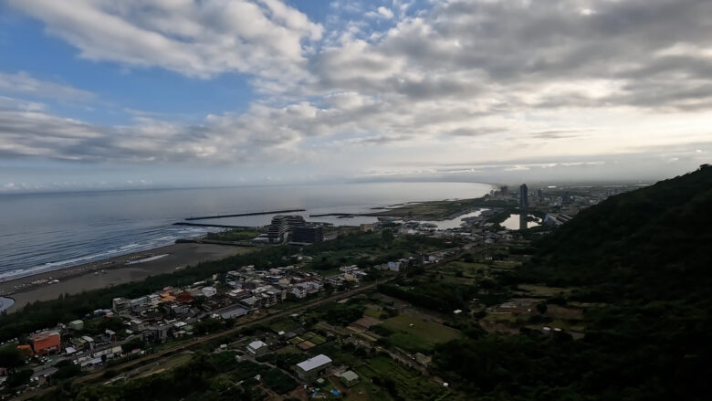 宜蘭方面の景色