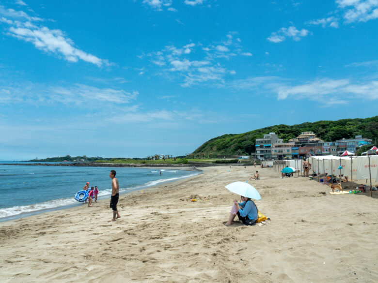 白沙湾ビーチの様子