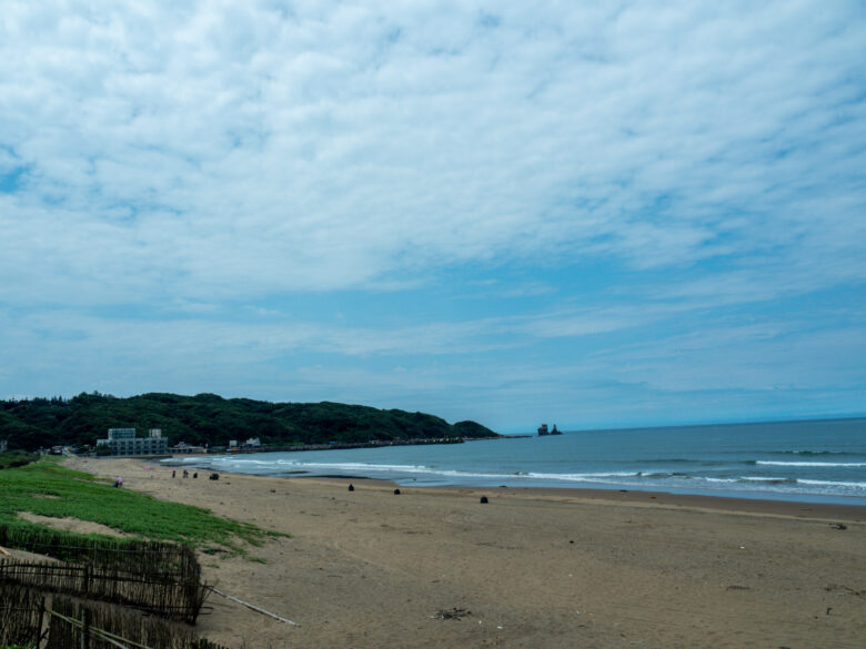 金山ビーチ全景