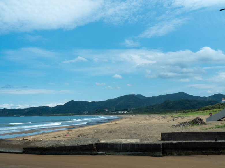 金山ビーチ全景